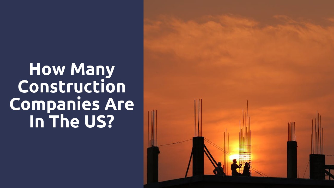 How many construction companies are in the US?